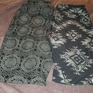 2 pack lularoe OS leggings